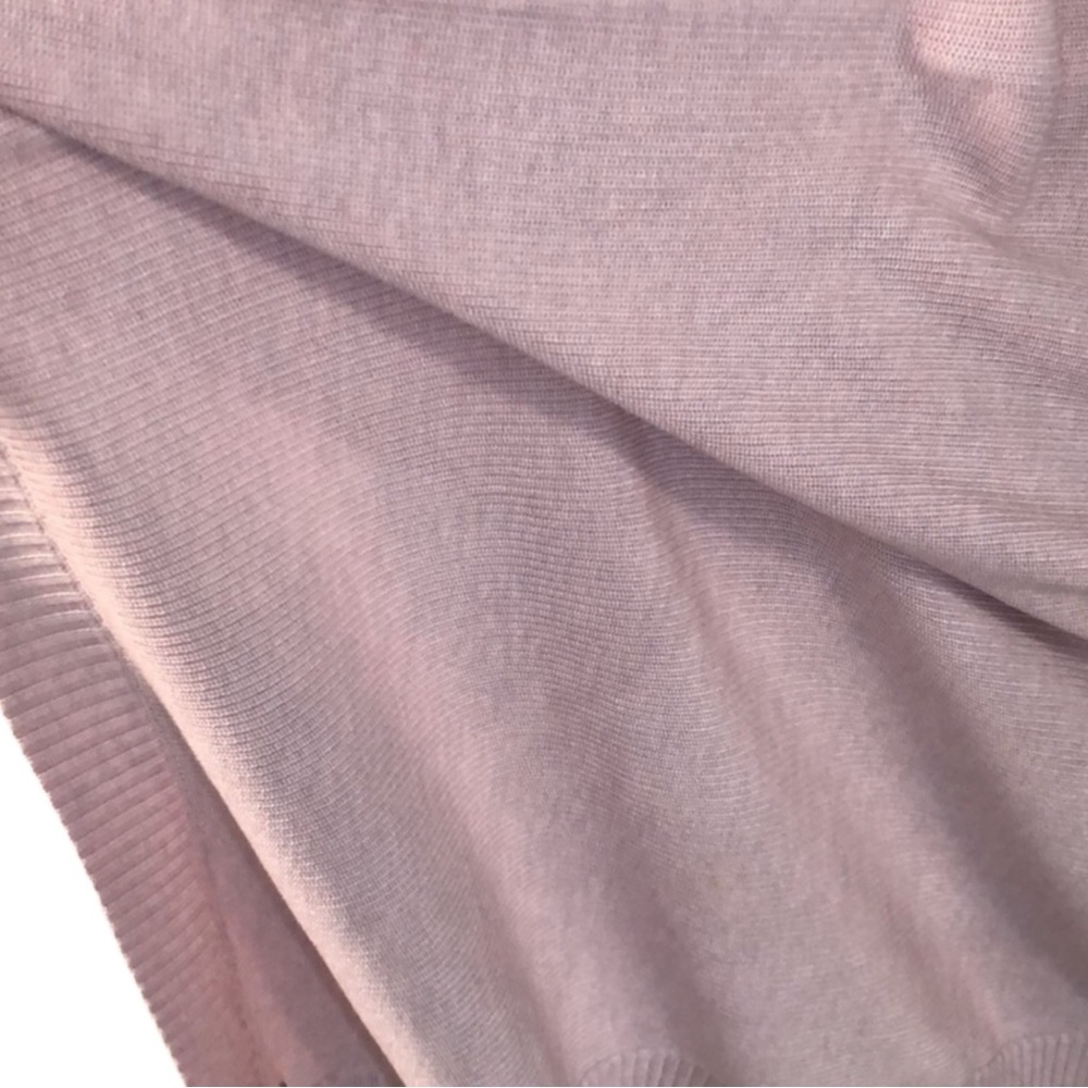 LULULEMON Divinity Poncho/Knit Kimono Sweater in Heathered Misty Pink — One Size - Picture 7 of 7